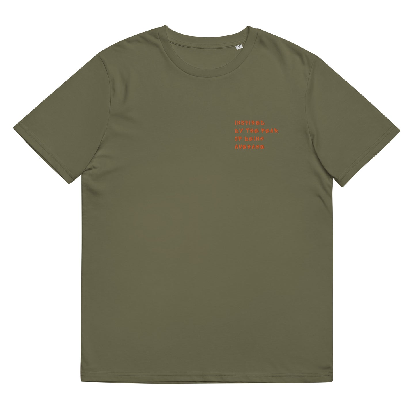 unisex organic cotton t-shirt: inspired by the fear
