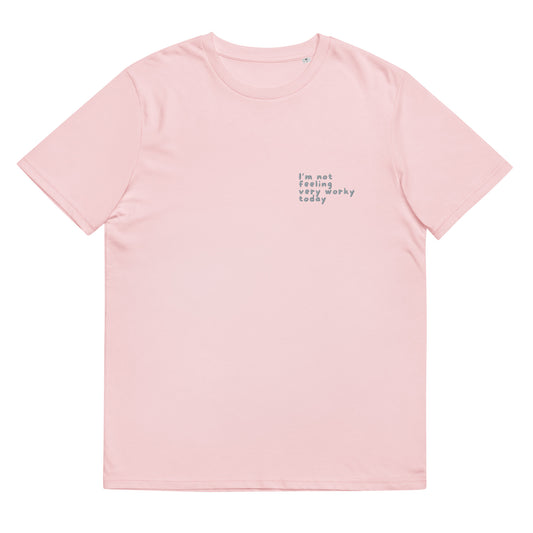 unisex organic cotton t-shirt: not worky today