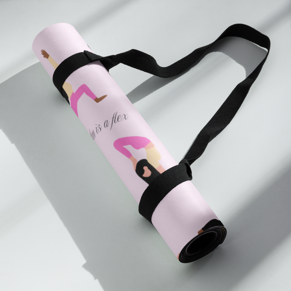 yoga mat: calm is a flex